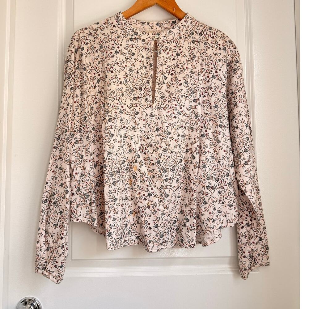 Pietsie Floral Long Sleeve Blouse Small